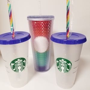 Starbucks rainbow tumbler color change cups